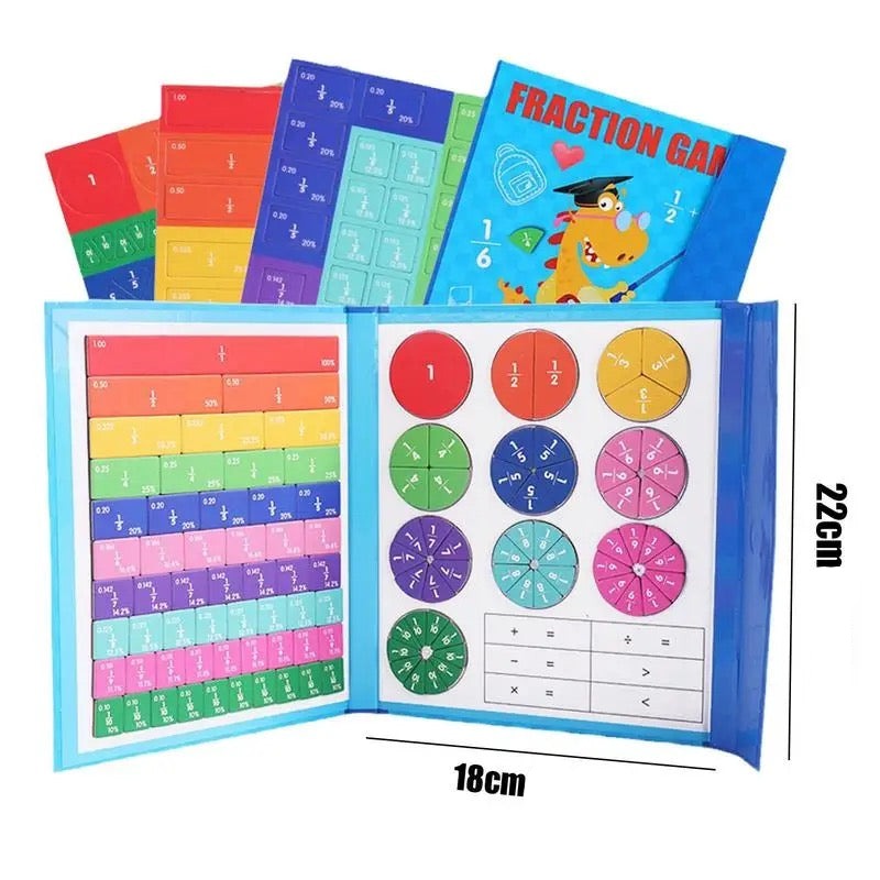 FractoMag™ – Juego magnético de fracciones y decimales