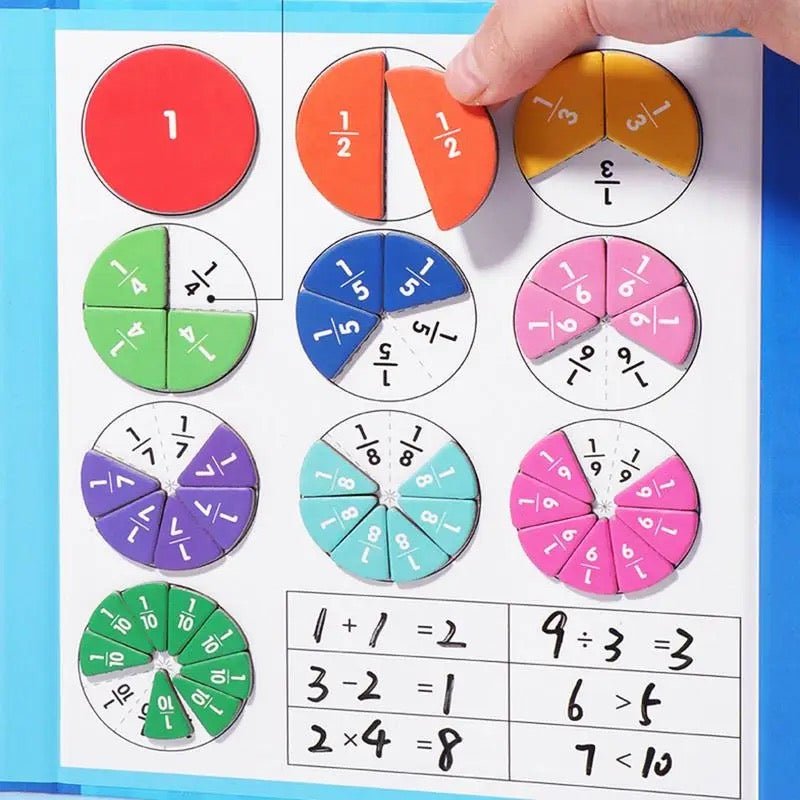 FractoMag™ – Juego magnético de fracciones y decimales