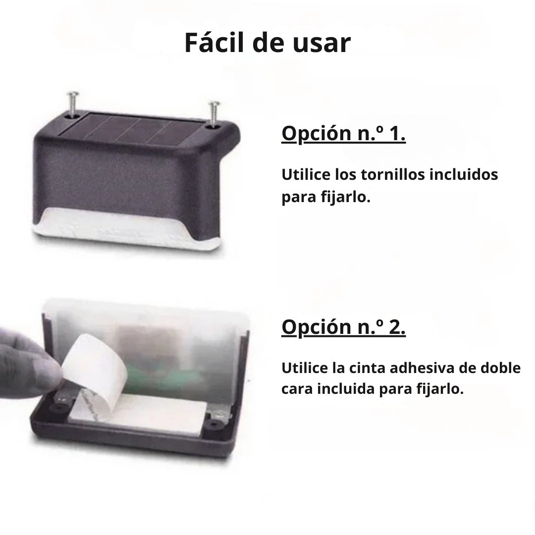 LumiStep™ – Lámpara Solar para Exteriores