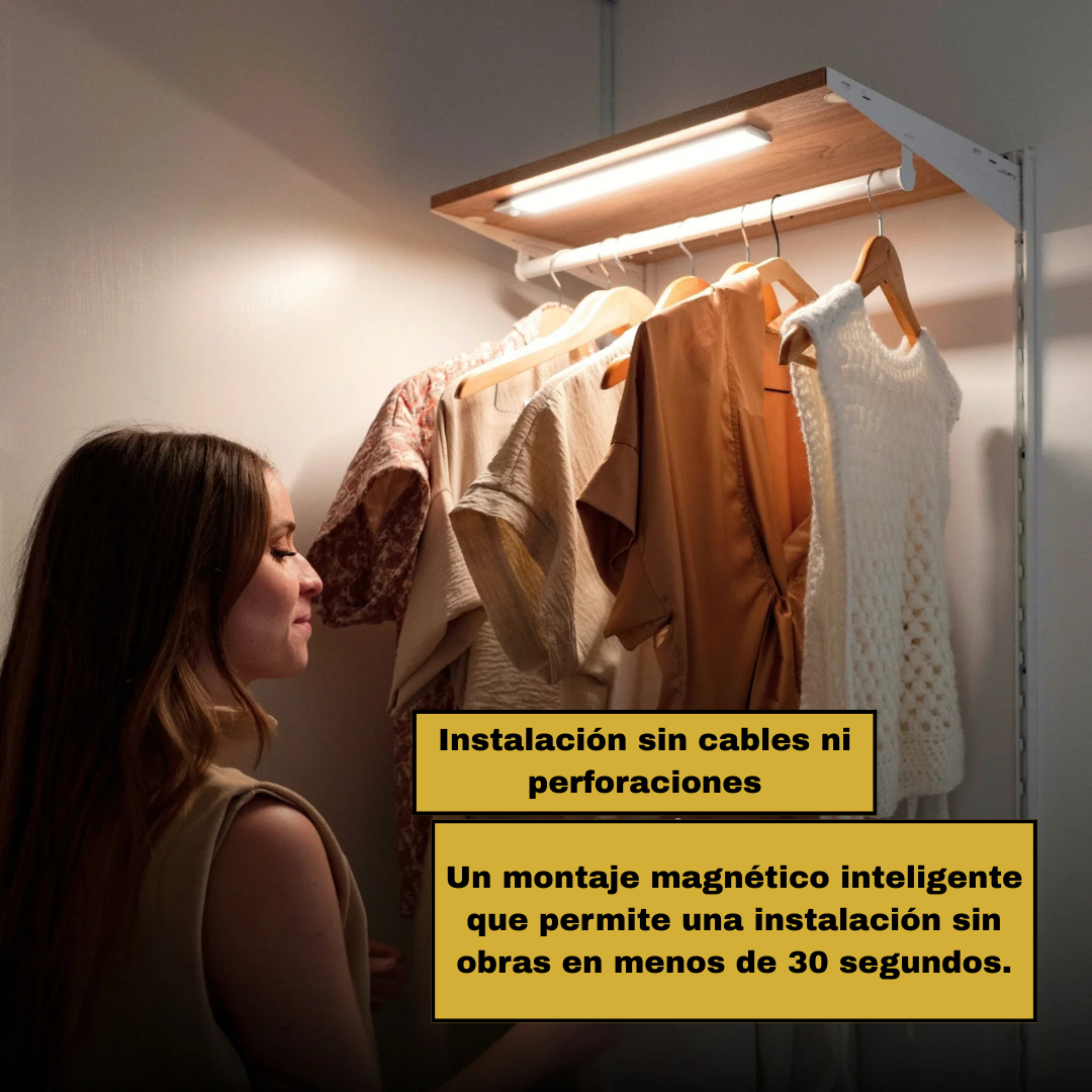 LuzMotion 3.0™  | Regleta LED inalámbrica con sensor de movimiento