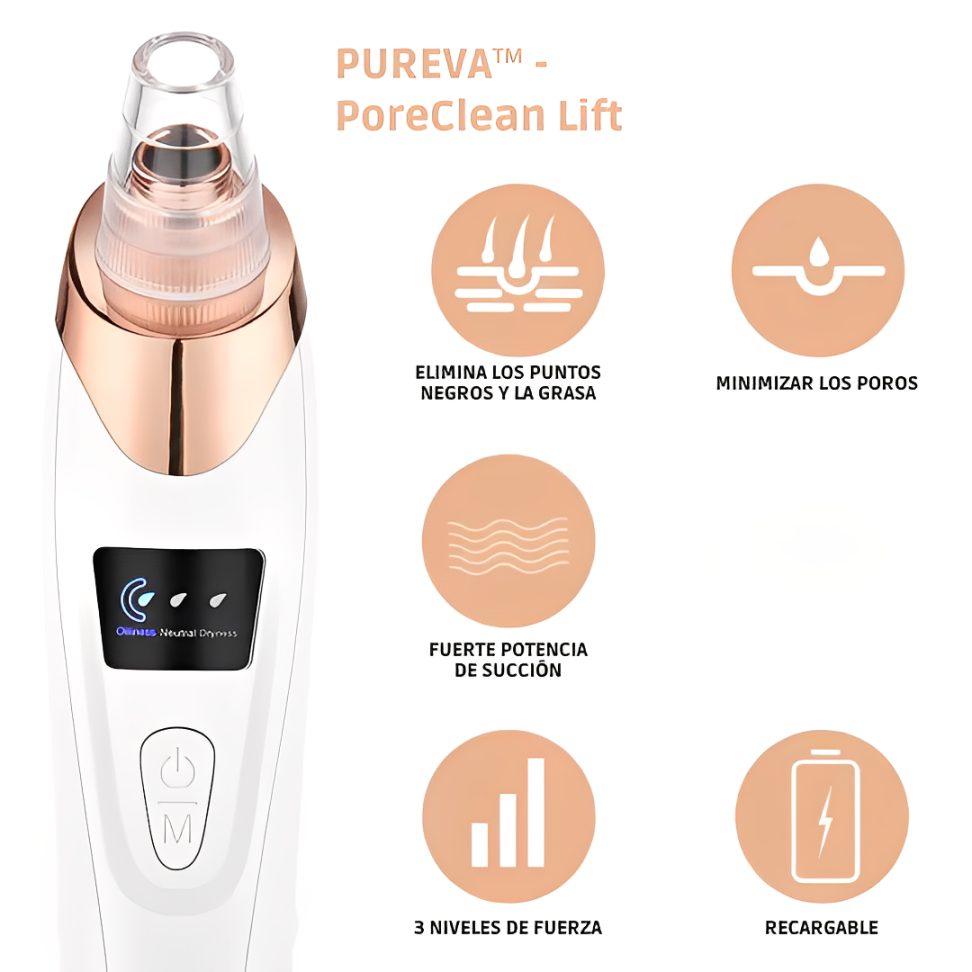 PUREVA™ - Extractor de Poros y Efecto Tensor