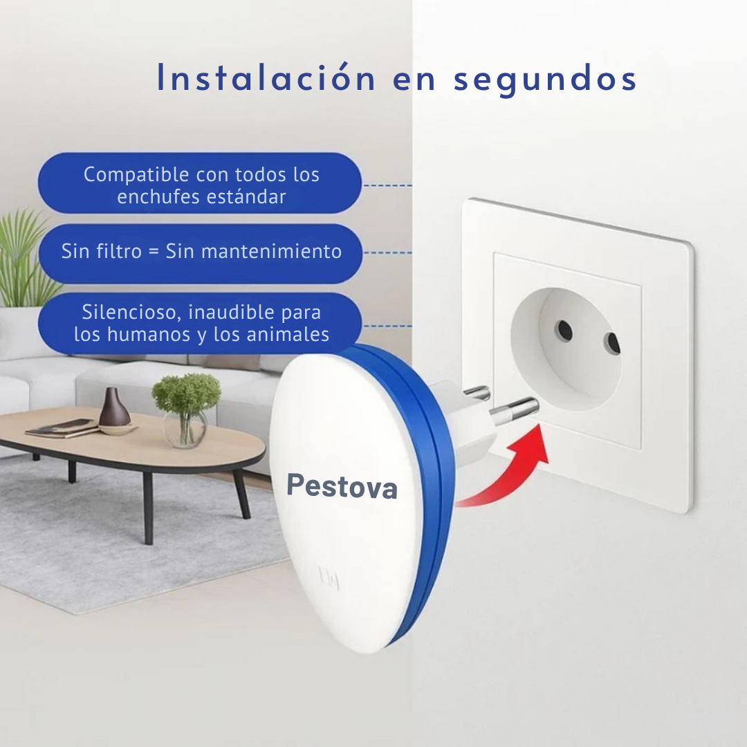 Pestova™ – Répulsif Ultrasonique Anti-Nuisibles