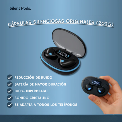 SilentPods™  tapones para los oídos para un descanso tranquilo