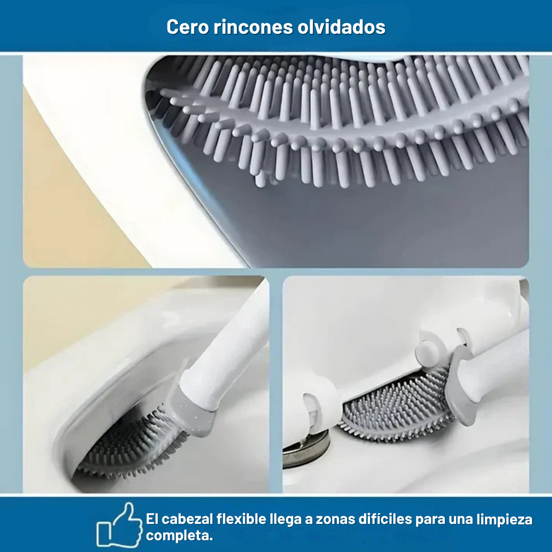 SilvraClean™ – Cepillo de silicona higiénico
