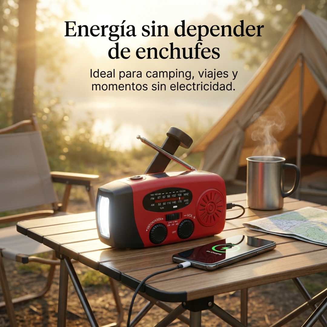 VIGORIX™ - Radio de energía de emergencia