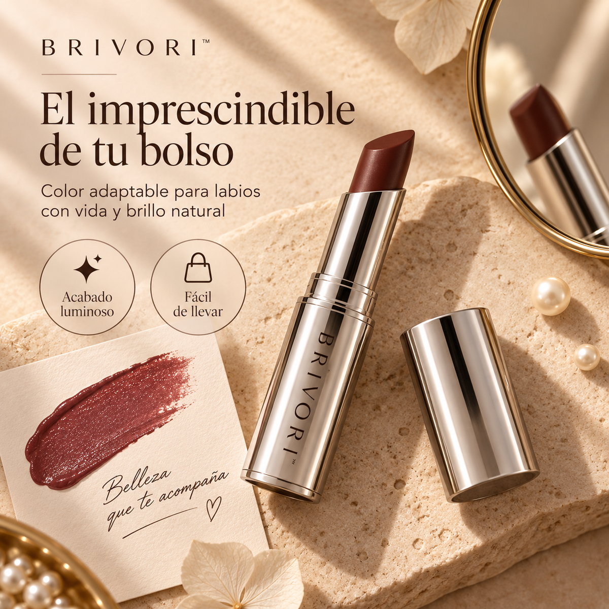 Brivori™ - Labial Cremoso Satinado