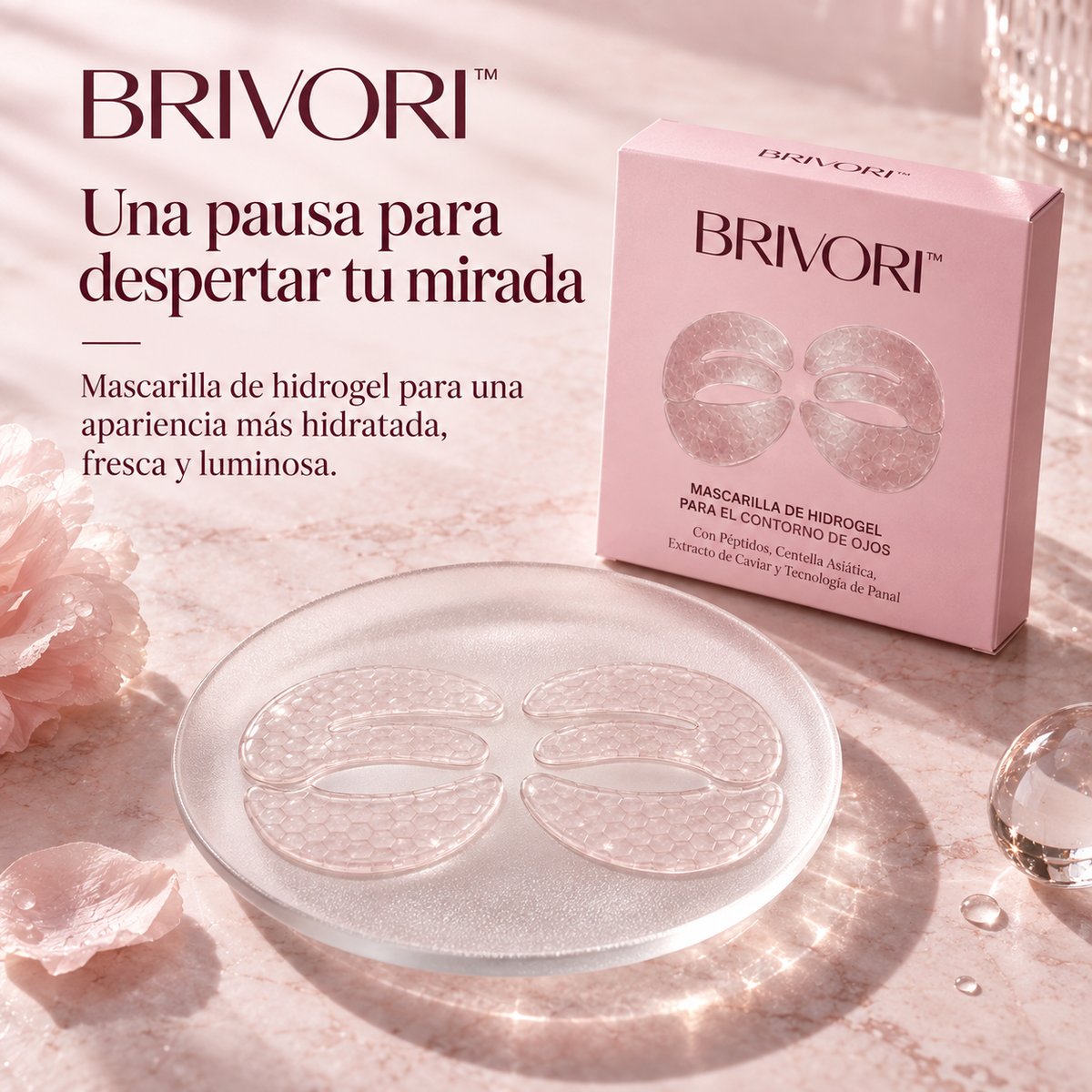 Brivori™ - Parches de Colágeno y Péptidos para Ojos