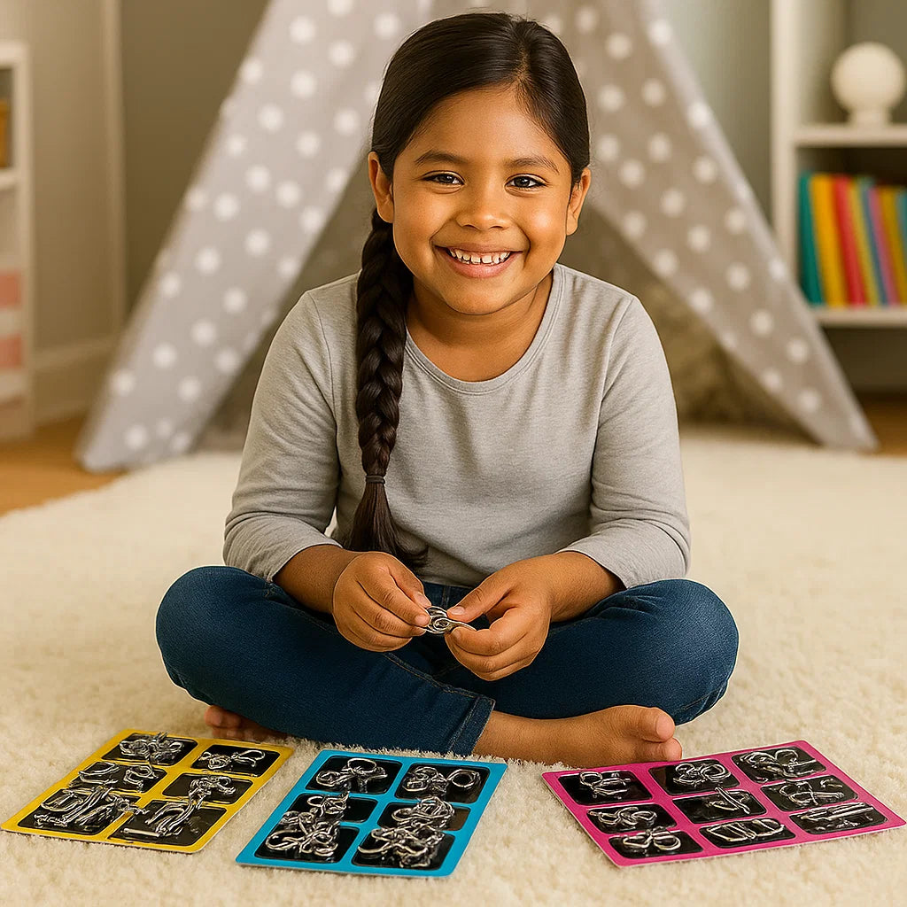 PuzzleMente™ – Retos metálicos para niños y adultos