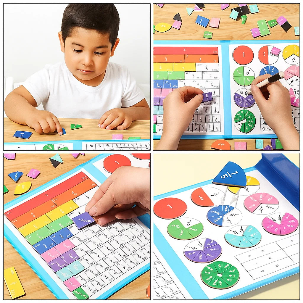 FractoMag™ – Juego magnético de fracciones y decimales