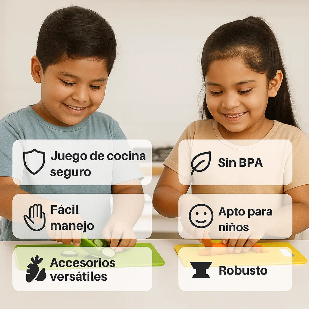 PequeChef™ – Juego de cocina seguro que inspira hábitos saludables