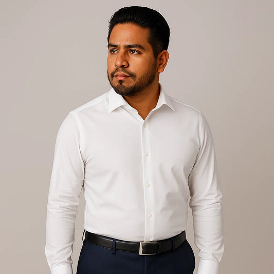AurenFold™ – Camisa Antipiega de Corte Ajustado