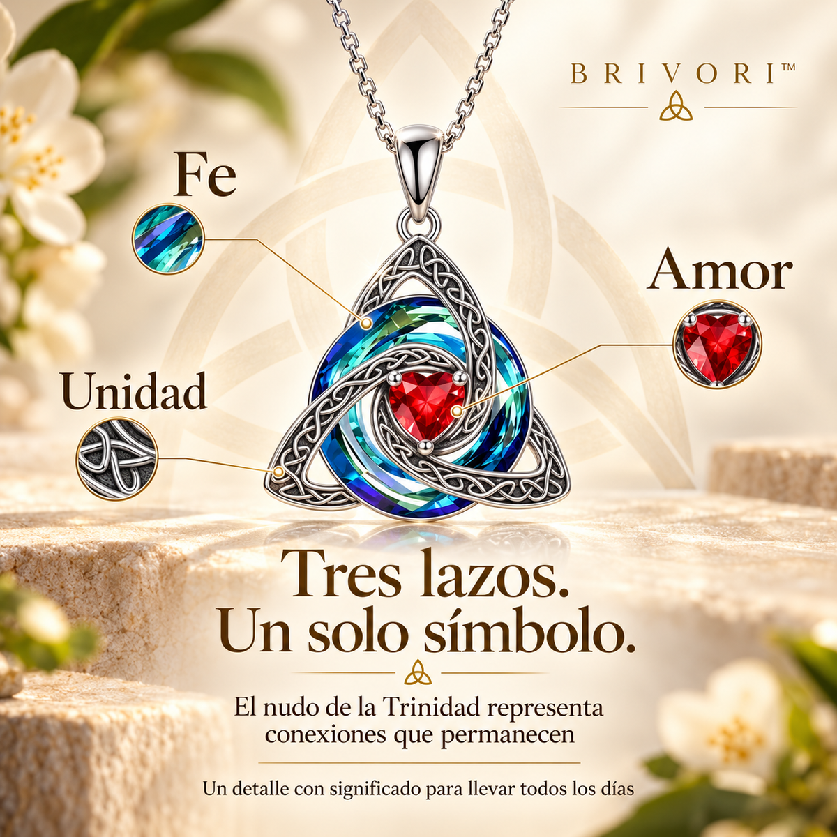 Brivori™ - Collar Nudo Celestial