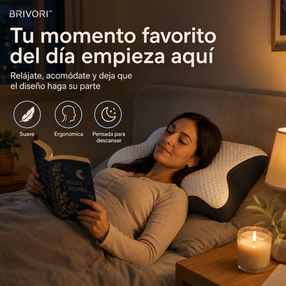 Brivori™ - Almohada Cervical Ergonómica