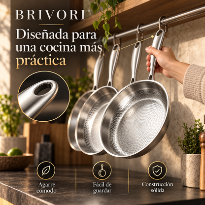 Brivori™ - Sartén de Titanio