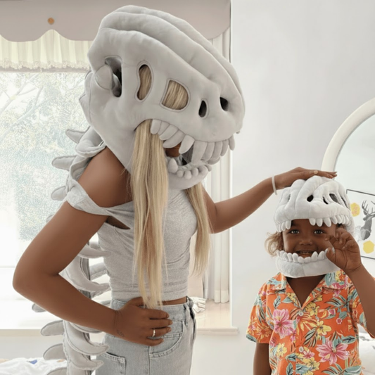 DinoSpine™ – Disfraz familiar de dinosaurios de peluche