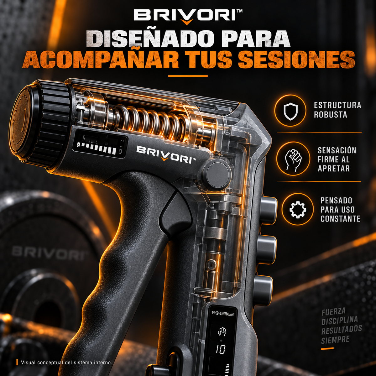 Brivori™ - Entrenador de Agarre Digital