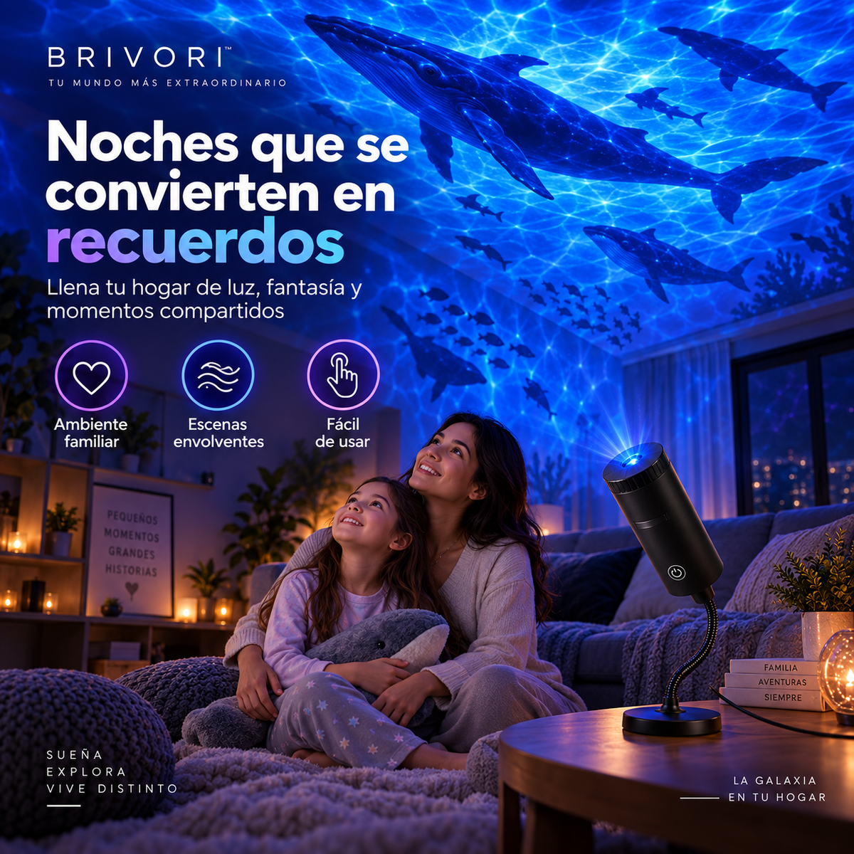 Brivori™ - Proyector Galáctico HD