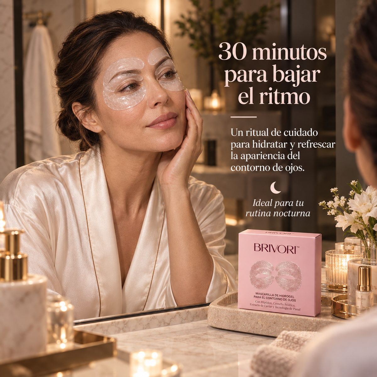 Brivori™ - Parches de Colágeno y Péptidos para Ojos