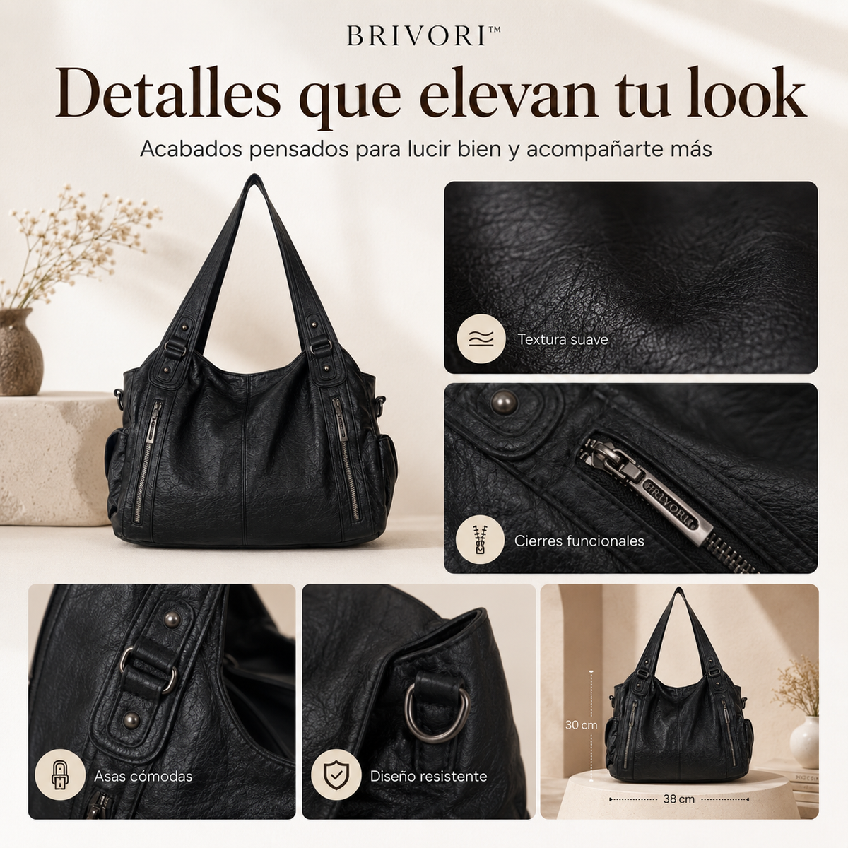 Brivori™ - Bolso Brooklyn para Mujer