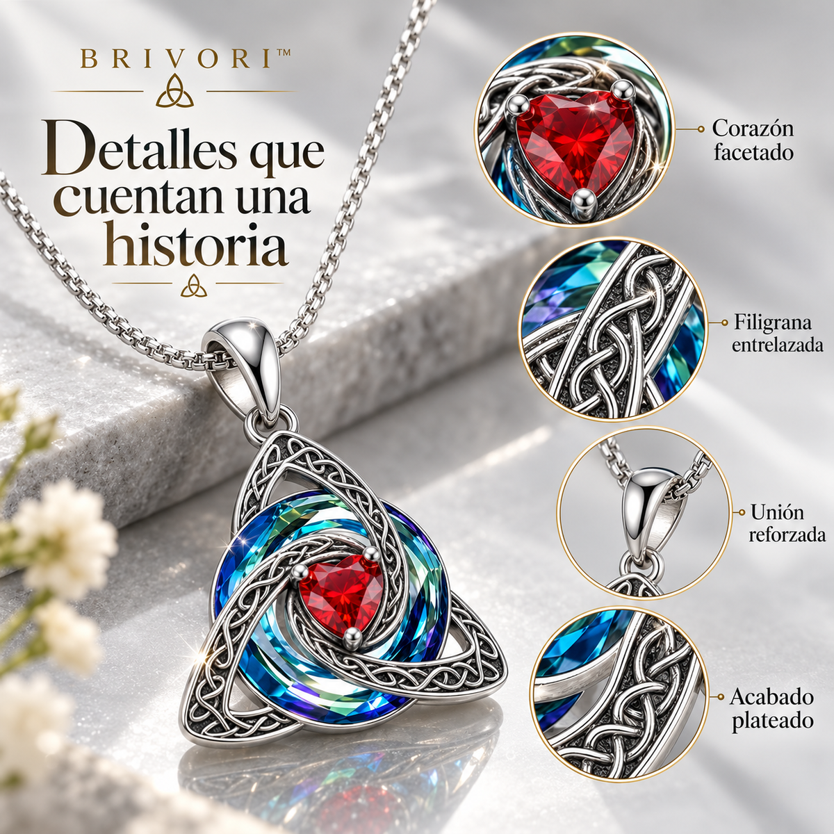Brivori™ - Collar Nudo Celestial