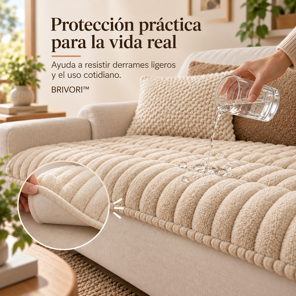 Brivori™ - Funda Antideslizante de Sofá para Mascotas