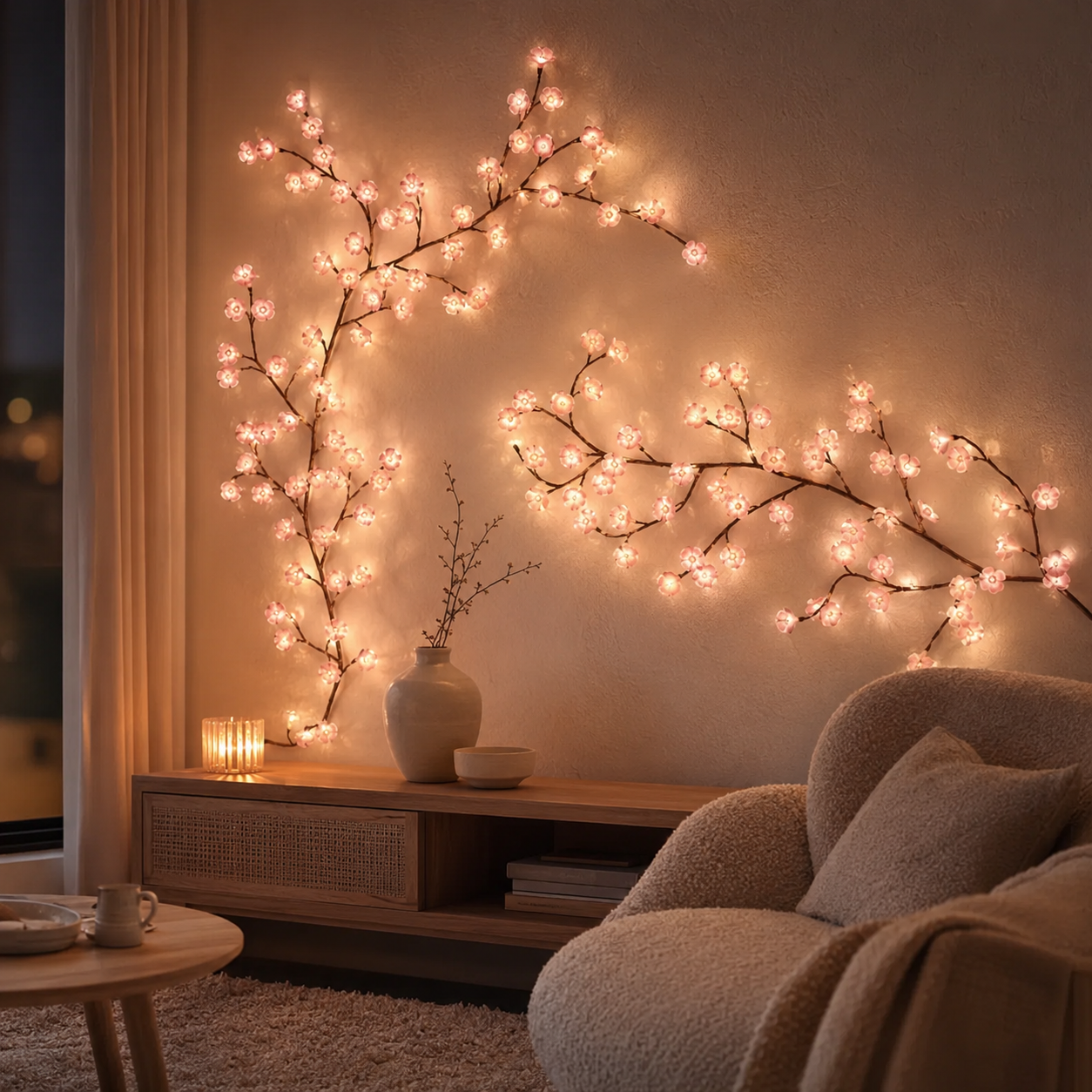 Brivori™ - Guirlande LED Fleurs de Cerisier