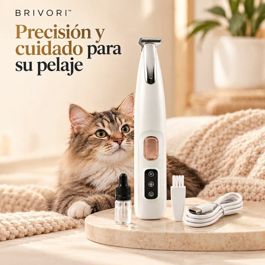 Brivori™ - Rasuradora Silenciosa para Mascotas