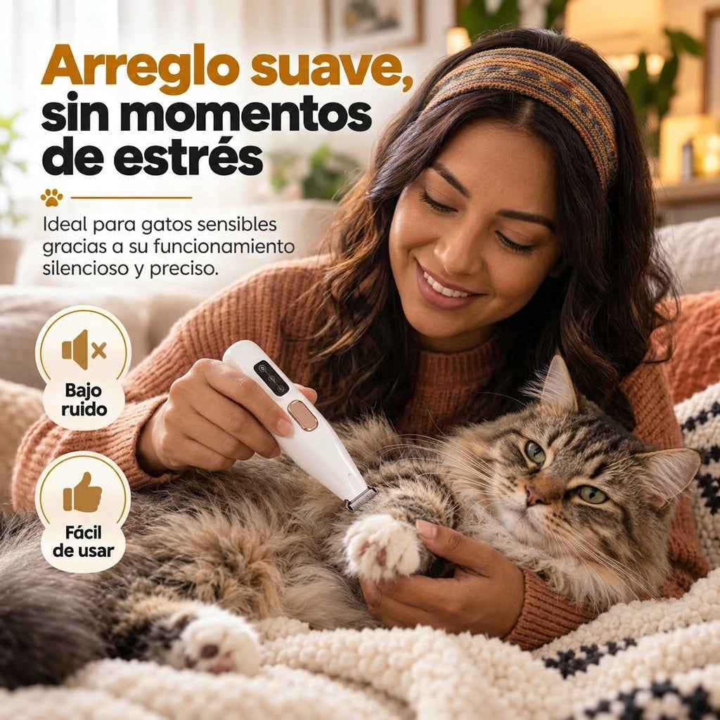 Brivori™ - Rasuradora Silenciosa para Mascotas