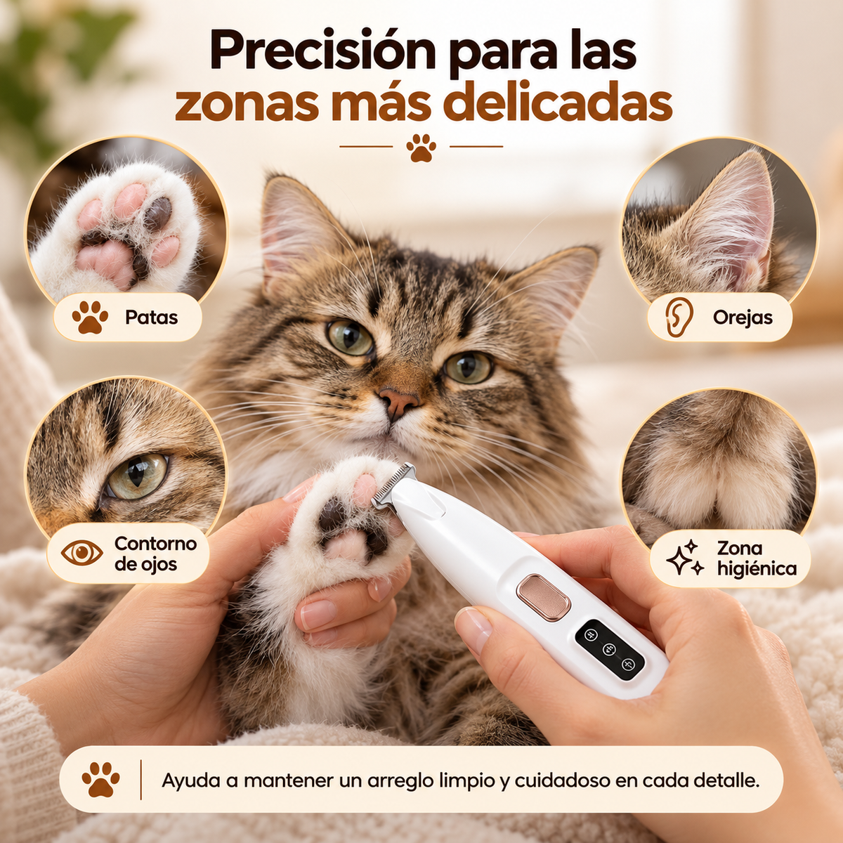 Brivori™ - Rasuradora Silenciosa para Mascotas