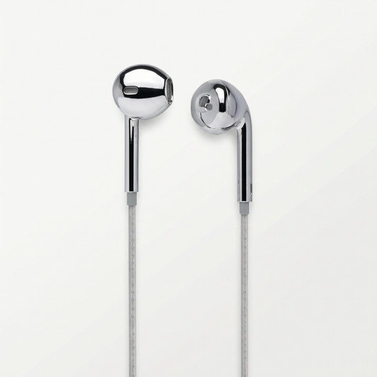 AURION™ - Auriculares con cable cromados