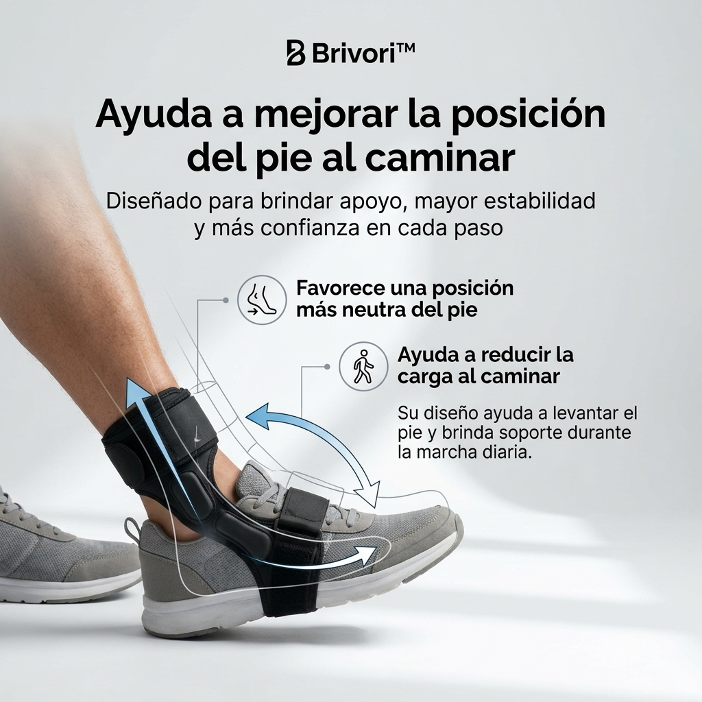 Brivori™ - Órtesis AFO para Pie Caído