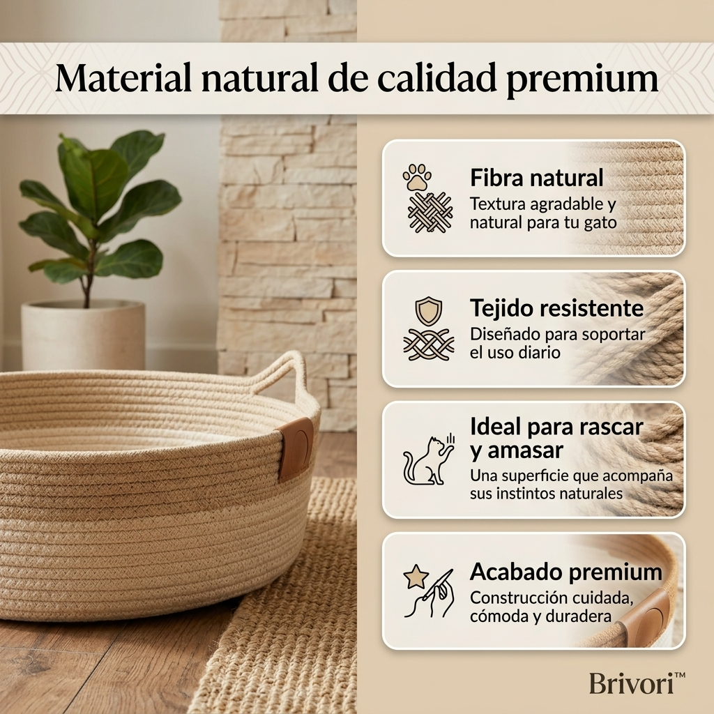 Brivori™ - Cesta Instintiva para Gatos de Interior