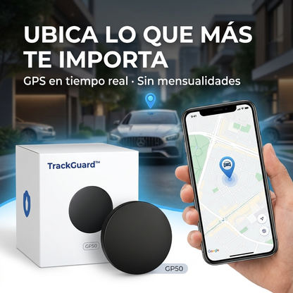 TrackGuard™ – Rastreador GPS preciso sin suscripción