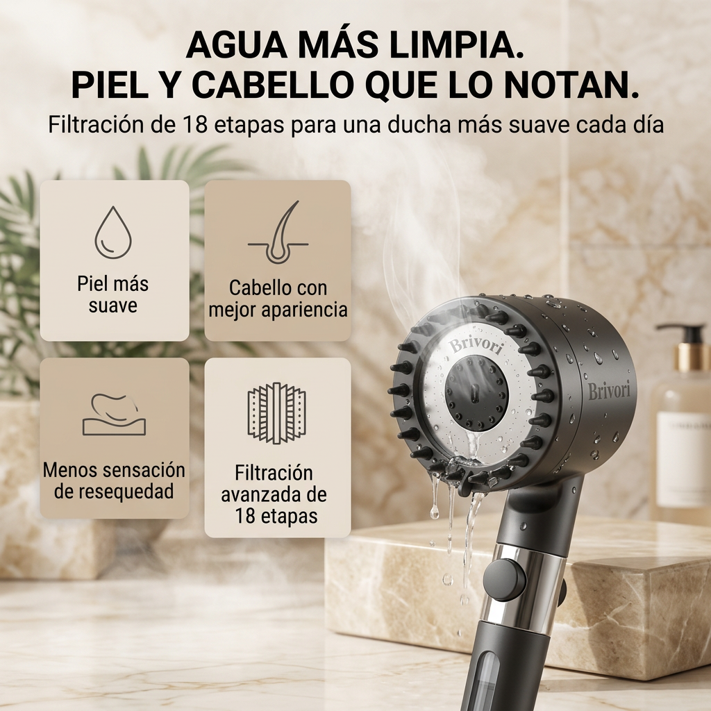 Regadera filtrante Voranex de Brivori™