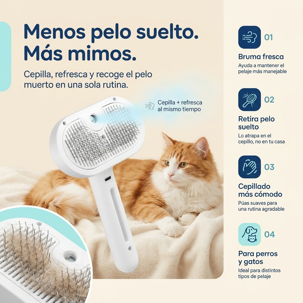 Brivori™ - Cepillo profesional para mascotas