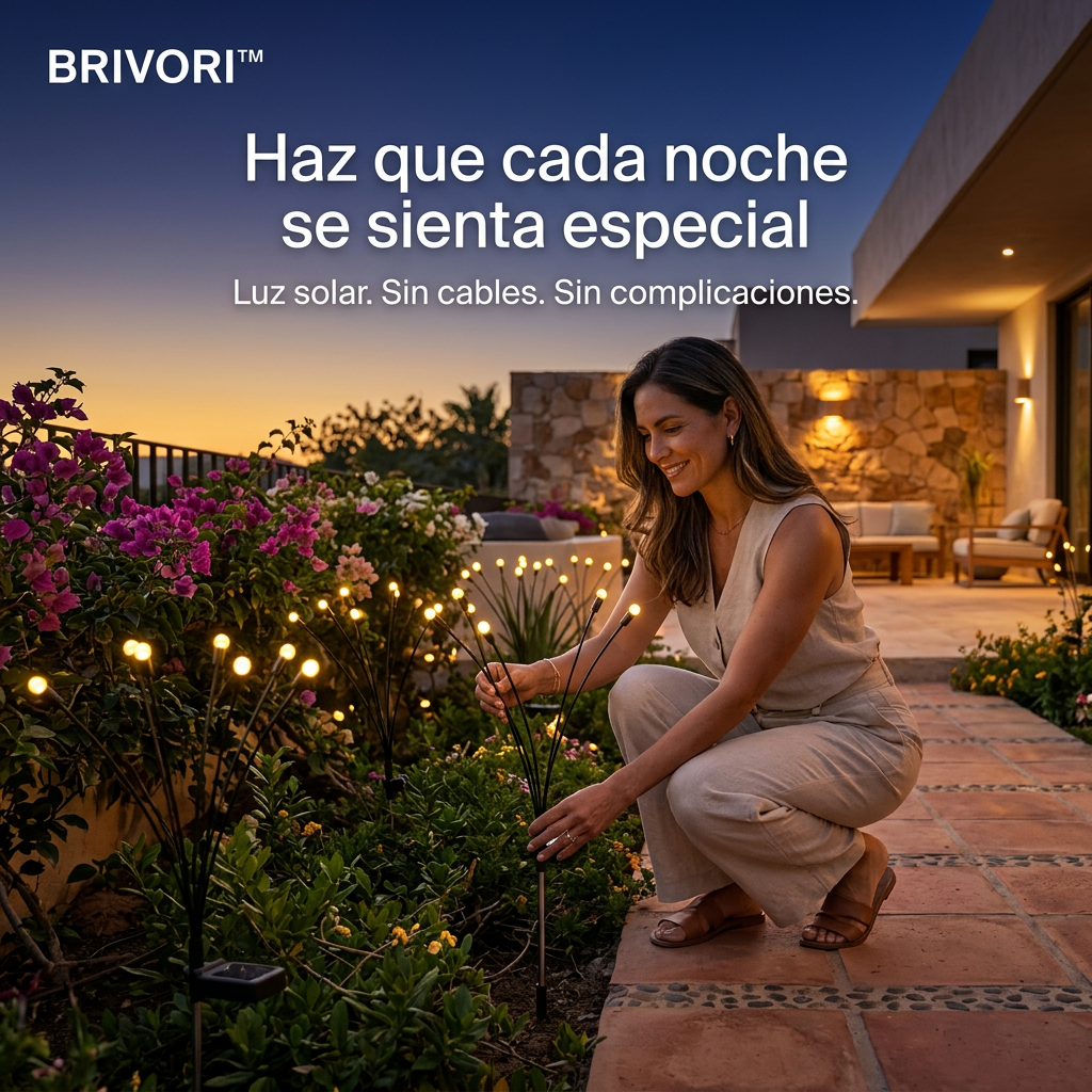 Brivori™ - Lámpara luciérnaga solar