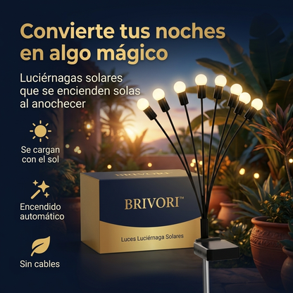 Brivori™ - Lámpara luciérnaga solar