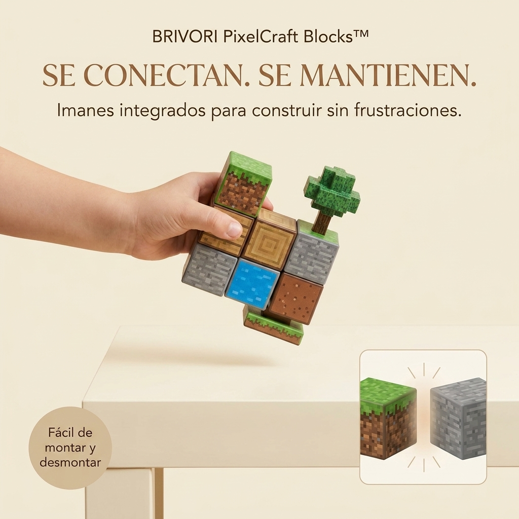 PixelCraft Blocks™ – Construye tu propio mundo