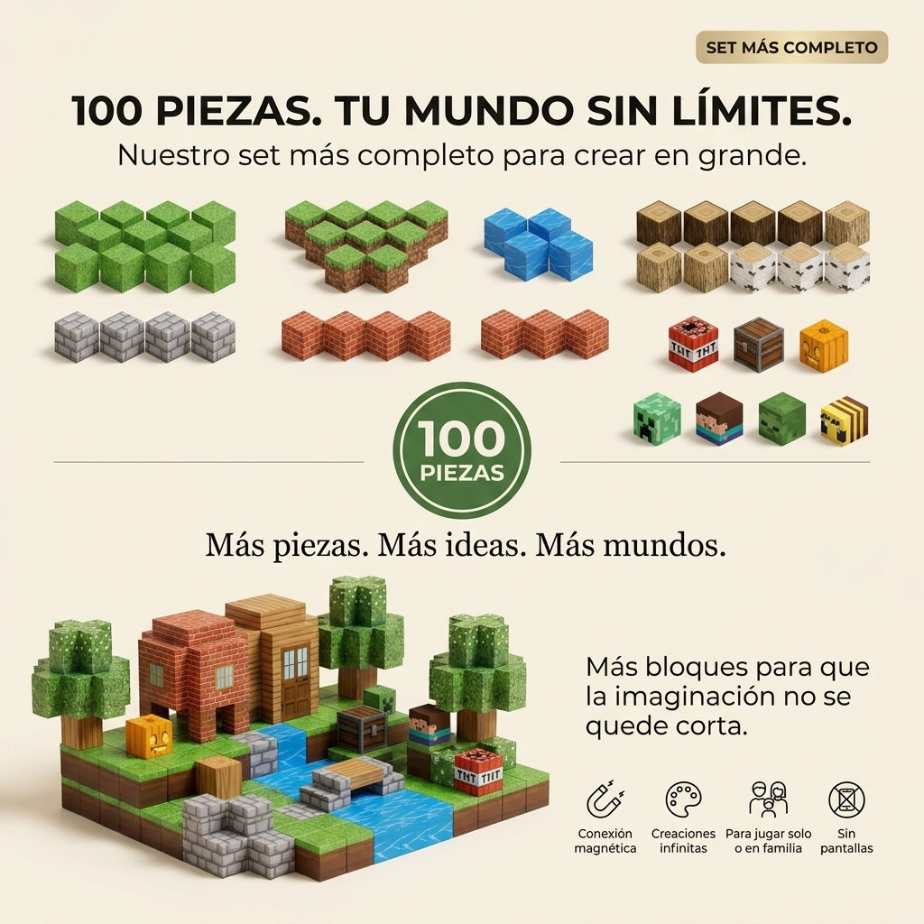 PixelCraft Blocks™ – Construye tu propio mundo