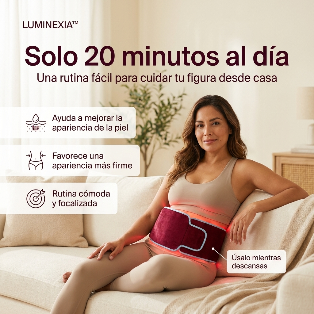 Luminexia™ – Cinturón de terapia con luz roja