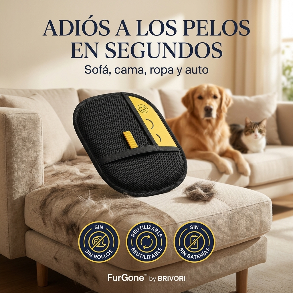 FurGone™ – Elimina pelo de mascotas en segundos