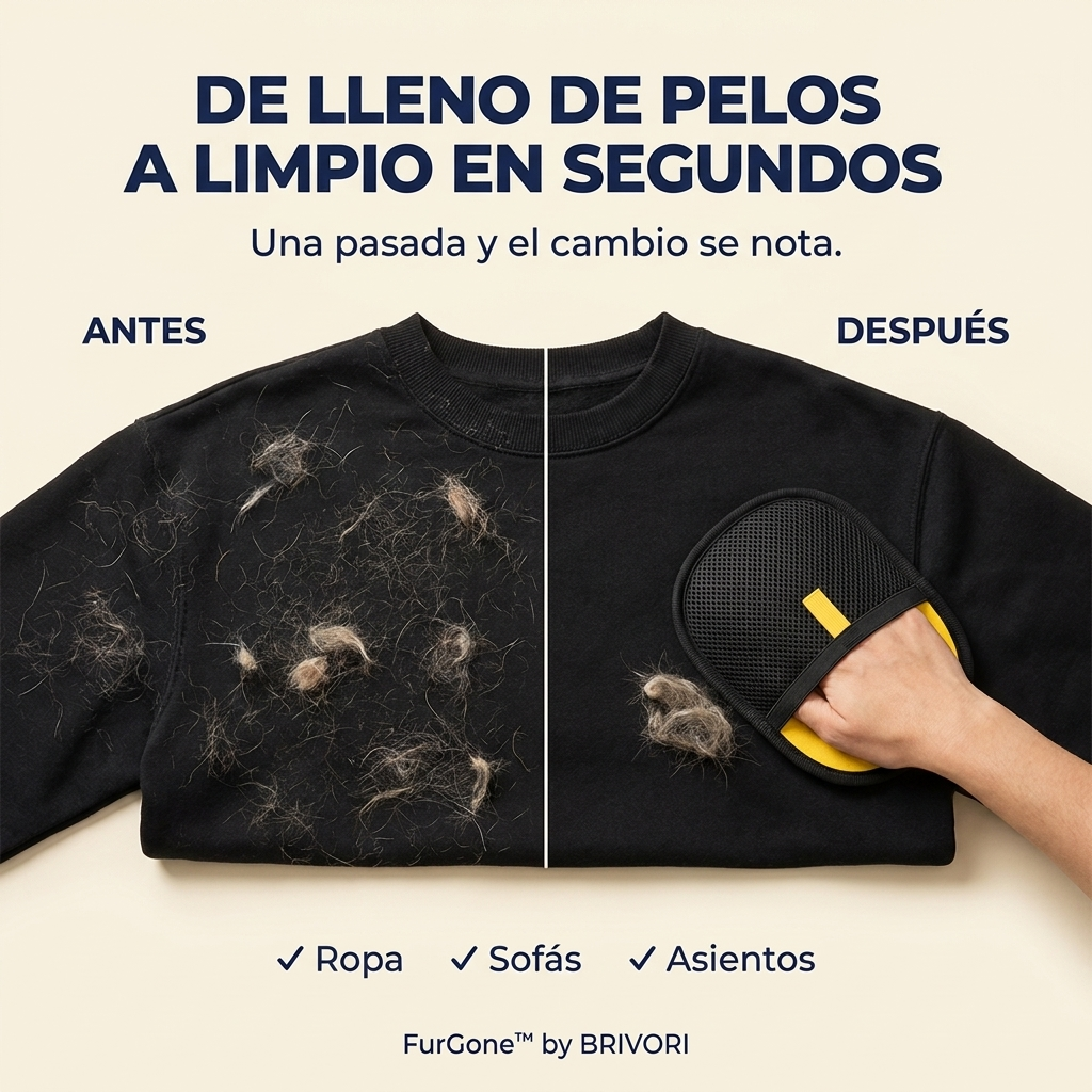 FurGone™ – Elimina pelo de mascotas en segundos