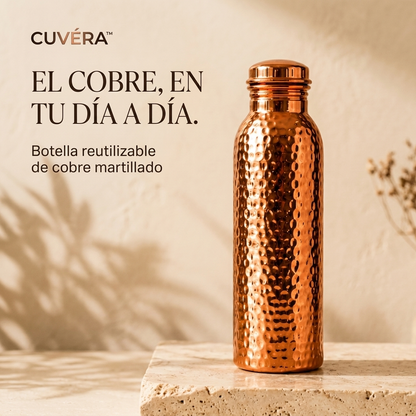 CUVÉRA™ - Botella de agua de cobre puro