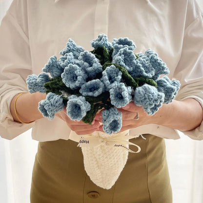 Floravía™ – Manta Bouquet Tejida a Mano