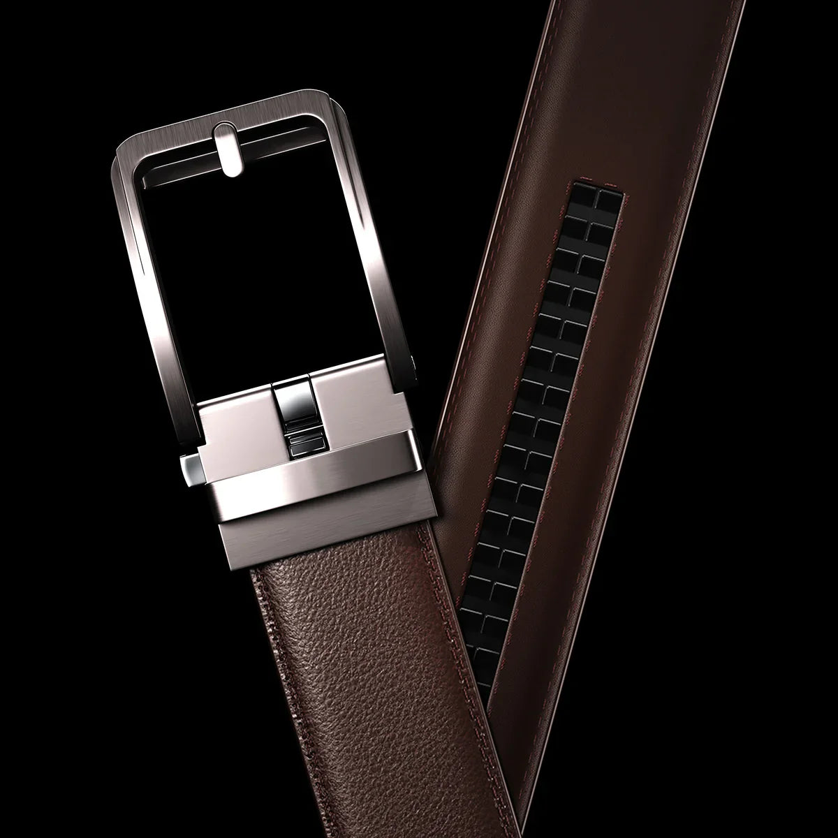 FlexBelt™ – Cinturón de Piel Ajustable sin Agujeros