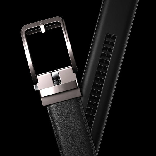 FlexBelt™ – Cinturón de Piel Ajustable sin Agujeros