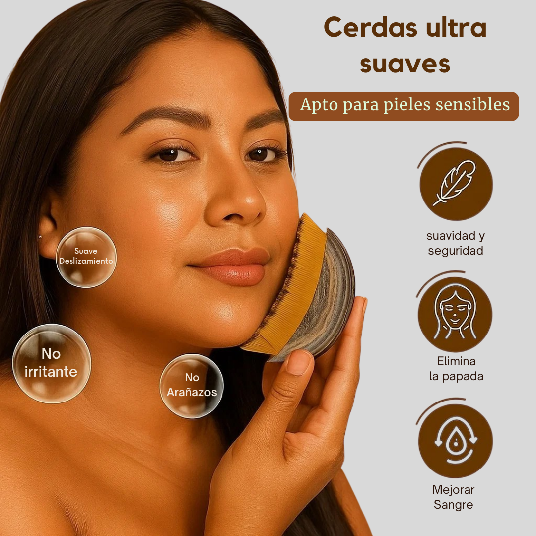 LumiSculpt™ – Cepillo Facial de Drenaje Linfático