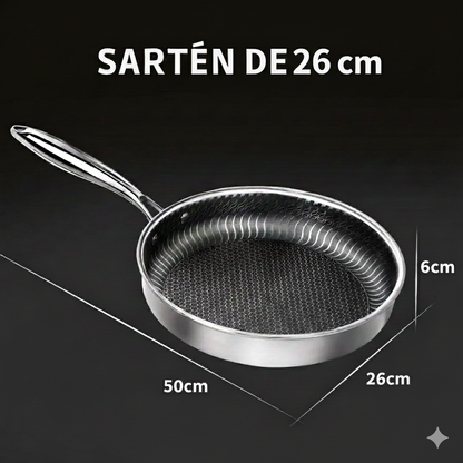 NOVACERA™ – Sartén Híbrido de Alto Rendimiento