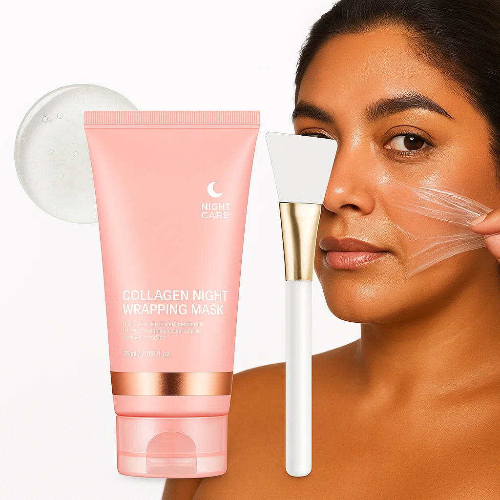 DermaNoctis™ – Mascarilla de Bio-Colágeno + Brocha