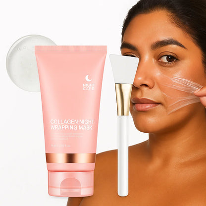 DermaNoctis™ – Mascarilla de Bio-Colágeno + Brocha